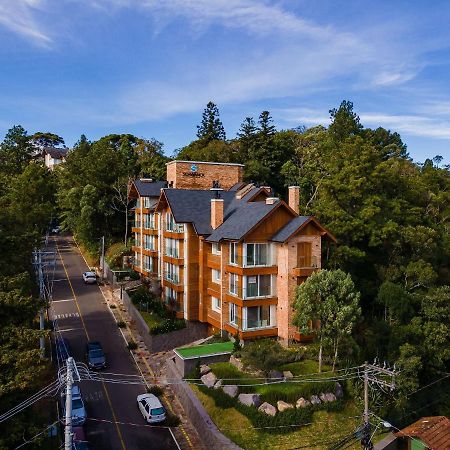 Alpes Da Montanha 203 - Ap Novo Junto Ao Centro De Gramado + Garagem Lägenhet Exteriör bild