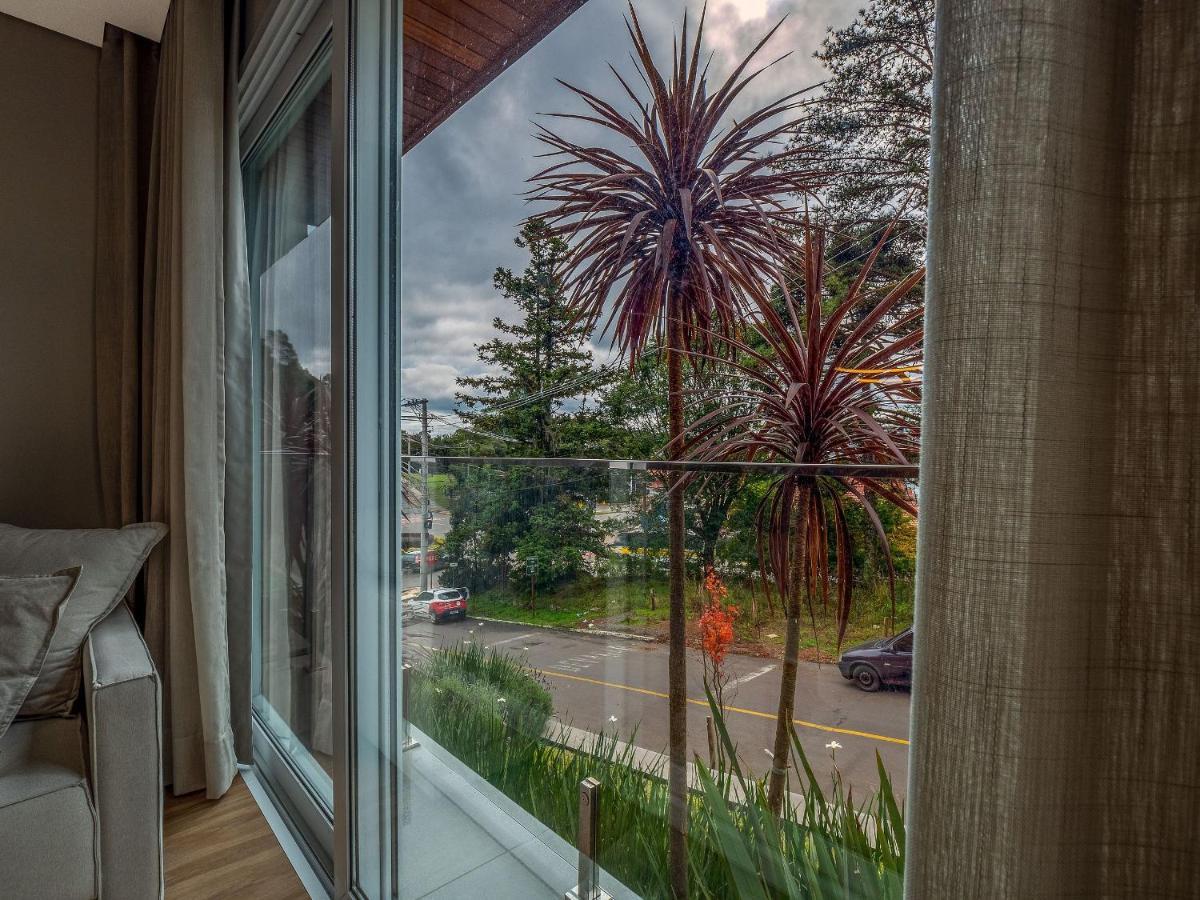 Alpes Da Montanha 203 - Ap Novo Junto Ao Centro De Gramado + Garagem Lägenhet Exteriör bild